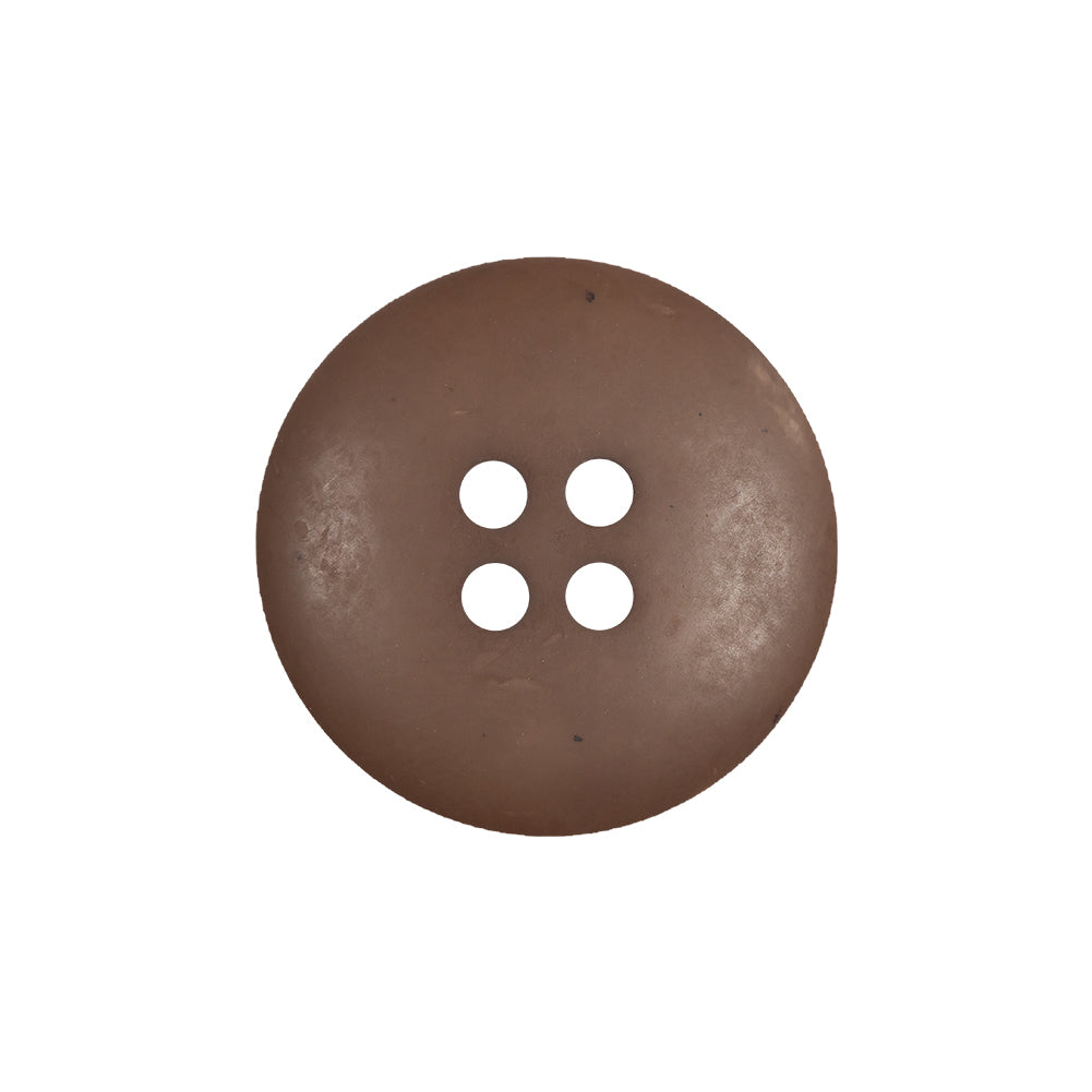 Sepia Ceramic-Look 4-Hole Plastic Button - 36L/23mm Detail Sepia Ceramic-Look 4-Hole Plastic Button - 36L/23mm Detail