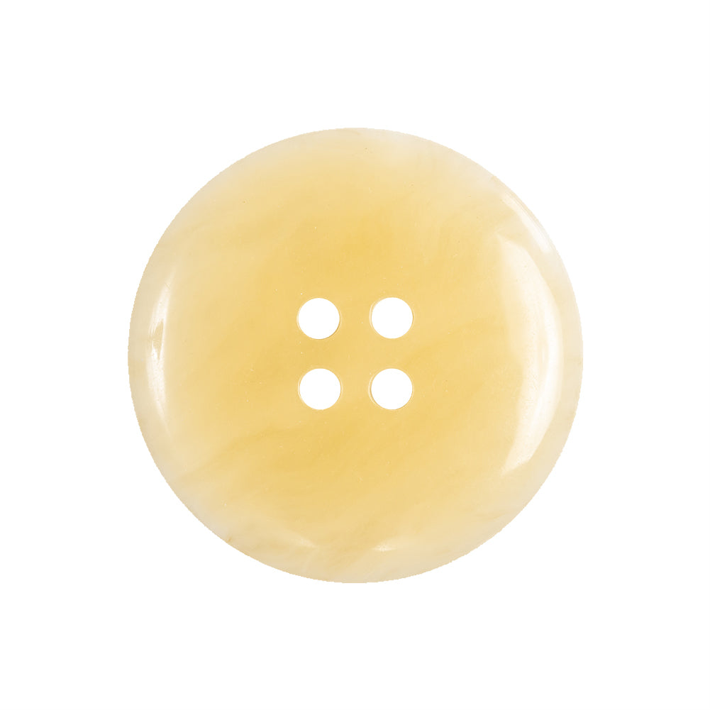 Beige and Ivory Speckled 4-Hole Shallow-Rimmed Plastic Button - 40L/25.5mm Detail Beige and Ivory Speckled 4-Hole Shallow-Rimmed Plastic Button - 40L/25.5mm Detail