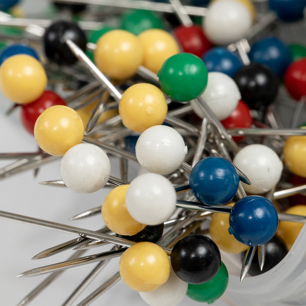 Dritz Color Ball Pins 100 Ct - 1 1/16 Inch Full