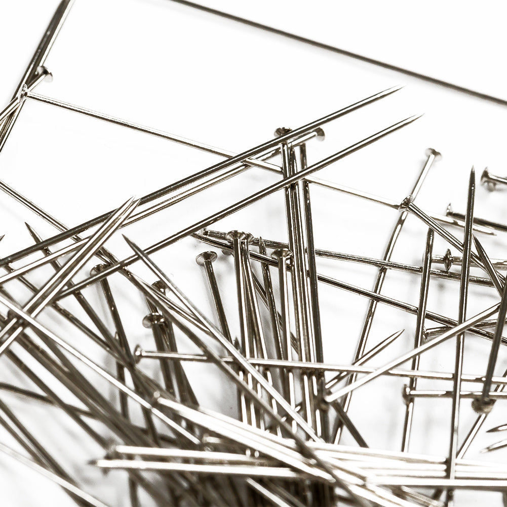 Dritz Super Fine Nickel Plated Steel Pins 250 Ct - 1-1/4" Detail