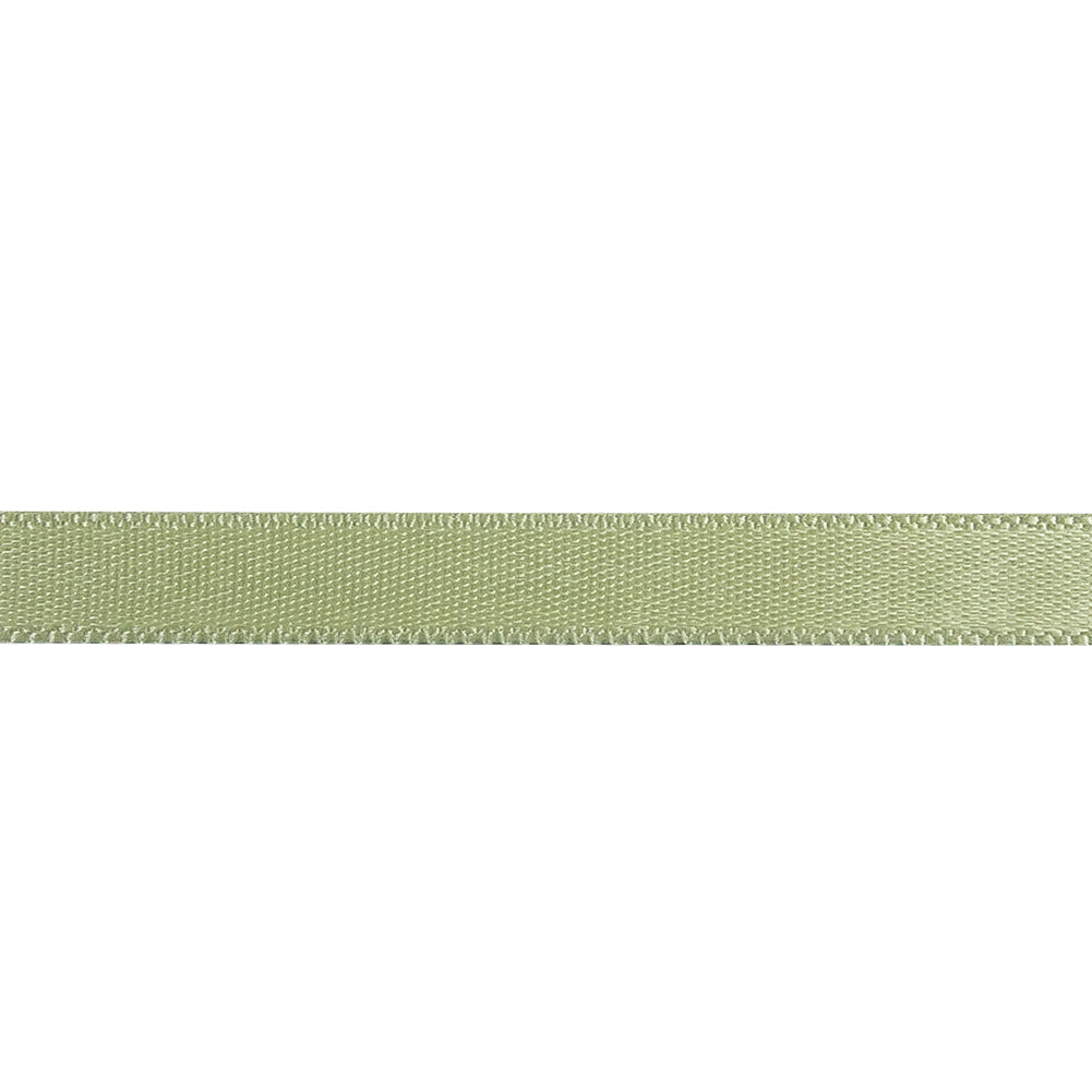 Lime Cream Single Face Satin Ribbon - 0.25" Detail Lime Cream Single Face Satin Ribbon - 0.25" Detail