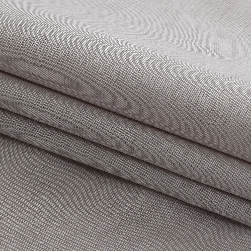 Stretch Mercerized Organic Cotton Oxford - Light Gray - Paraty Collection Folded Stretch Mercerized Organic Cotton Oxford - Light Gray - Paraty Collection Folded