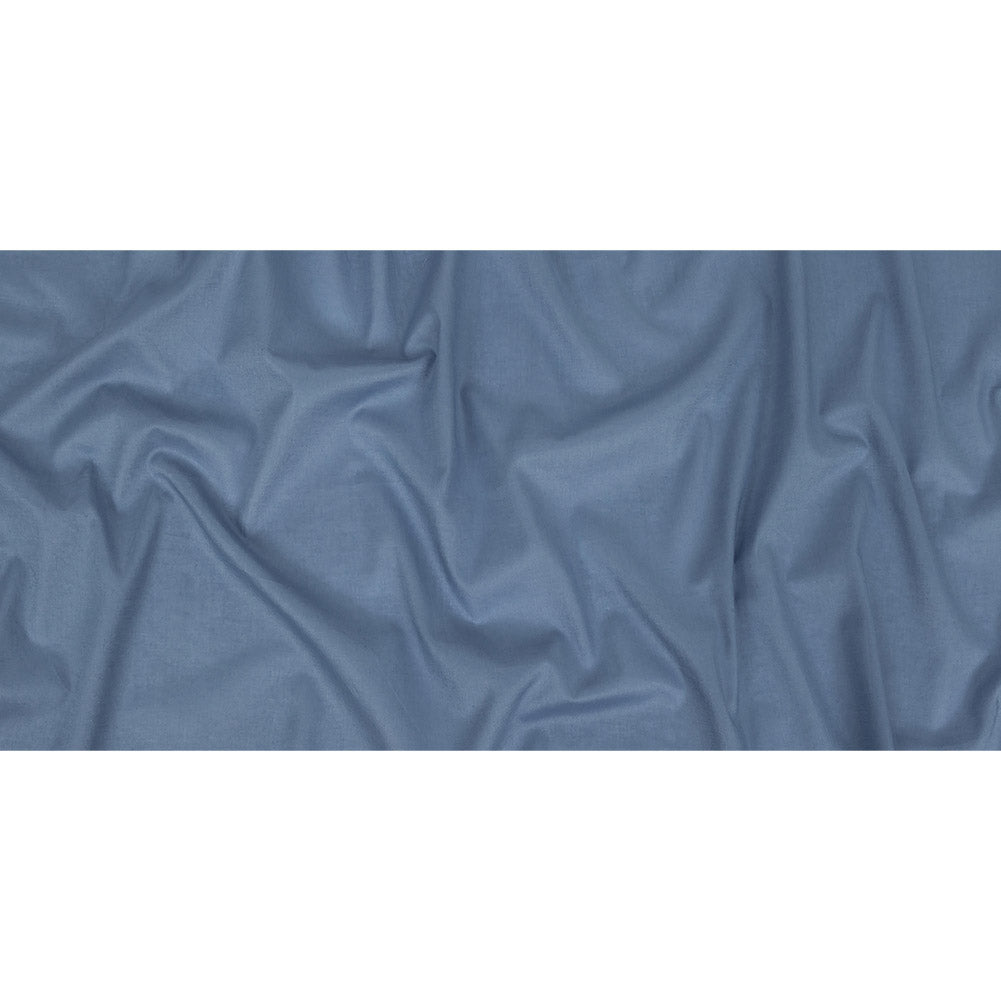 Mercerized Organic Egyptian Cotton Voile - Denim - Toulouse Collection Mercerized Organic Egyptian Cotton Voile - Denim - Toulouse Collection