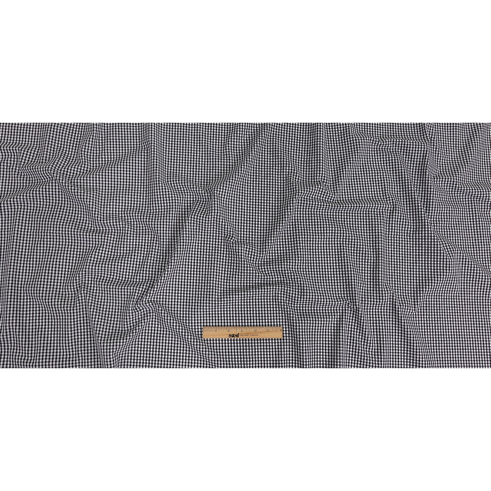 Organic Cotton Gingham 0.125" - Black - Campinas Collection