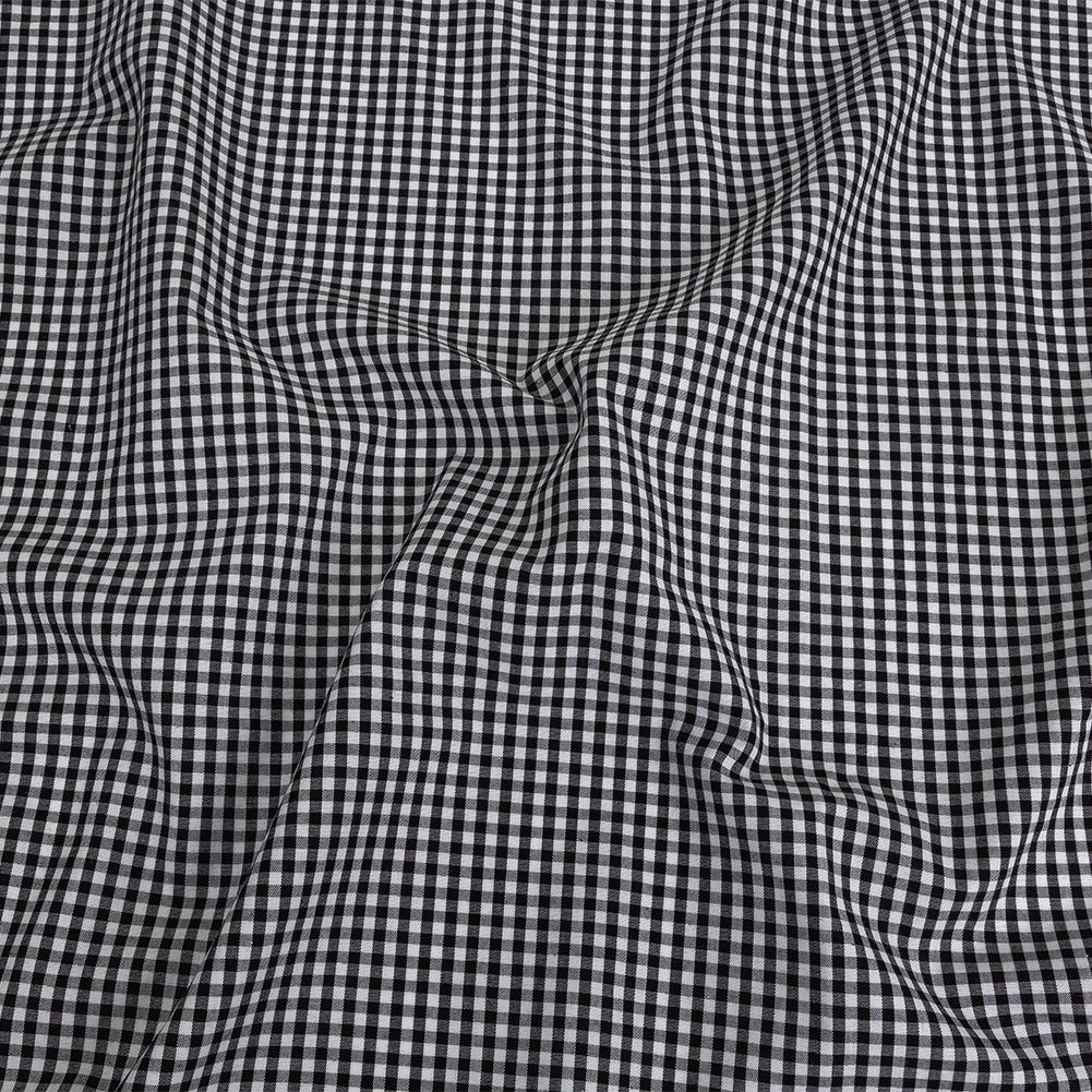 Organic Cotton Gingham 0.125" - Black - Campinas Collection