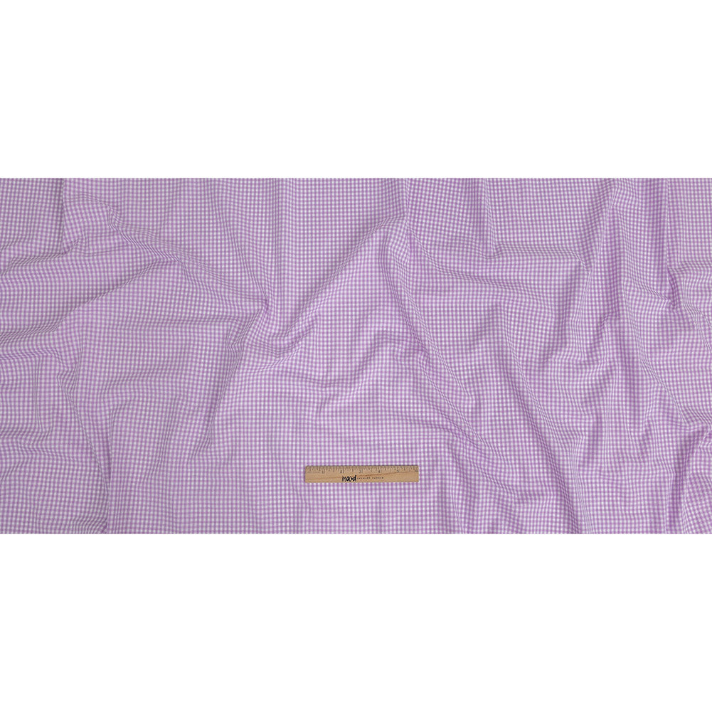 Organic Cotton Gingham 0.125" - Lavender - Campinas Collection Organic Cotton Gingham 0.125" - Lavender - Campinas Collection