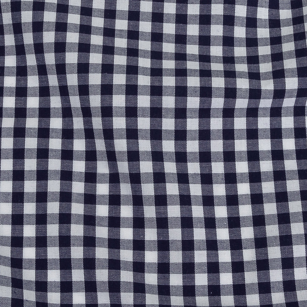 Cotton Gingham 0.25" - Navy - Londrina Collection Cotton Gingham 0.25" - Navy - Londrina Collection