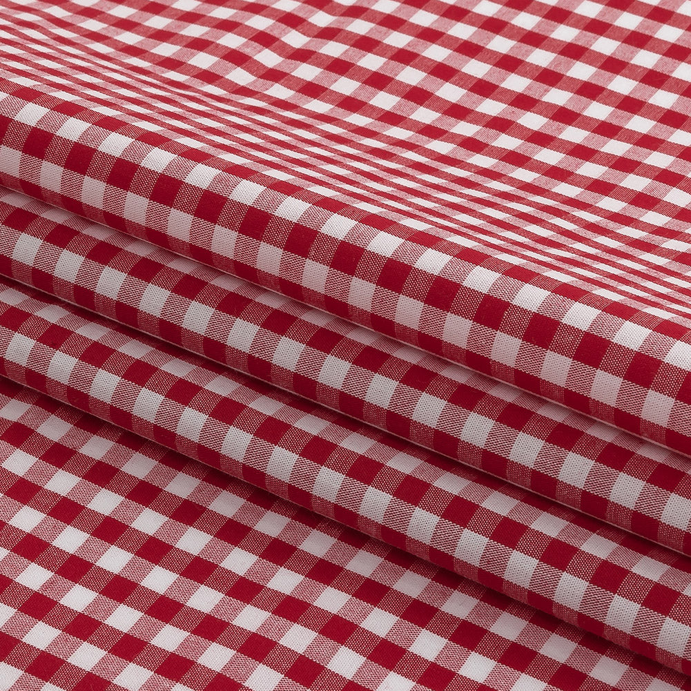 Cotton Gingham 0.25" - Red - Londrina Collection Cotton Gingham 0.25" - Red - Londrina Collection