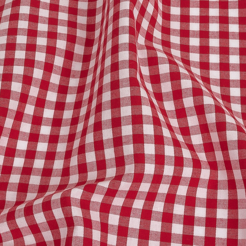 Cotton Gingham 0.25" - Red - Londrina Collection Cotton Gingham 0.25" - Red - Londrina Collection