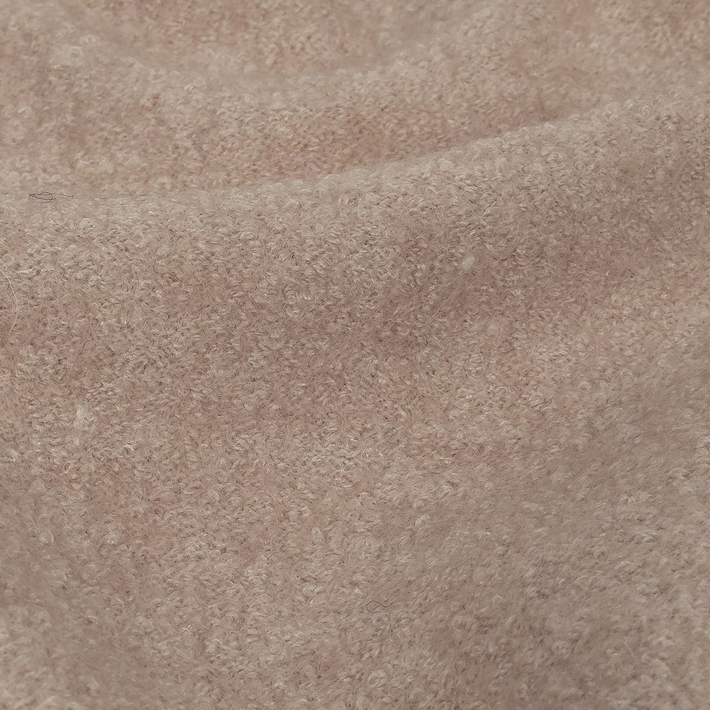 Boiled Wool Coating Fabric - Shell and Ivory Marbled - Ketil Collection Boiled Wool Coating Fabric - Shell and Ivory Marbled - Ketil Collection