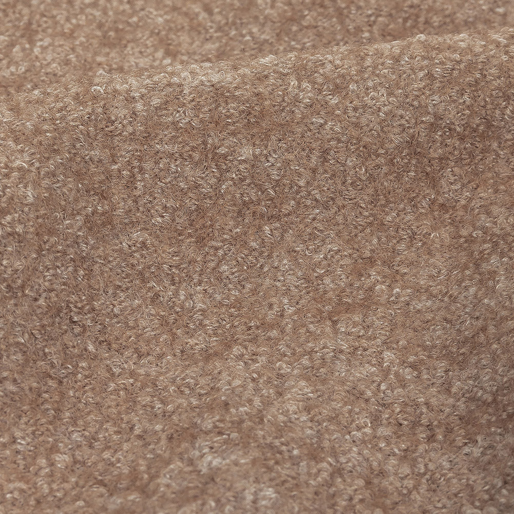 Boiled Wool Coating Fabric - Oatmeal Marbled - Ketil Collection - Detail Boiled Wool Coating Fabric - Oatmeal Marbled - Ketil Collection - Detail
