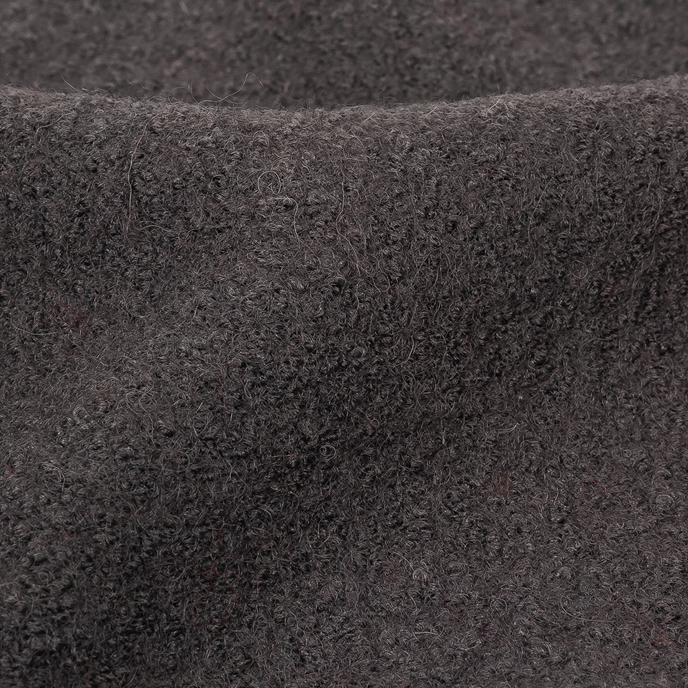 Boiled Wool Coating Fabric - Charcoal Gray - Ketil Collection Boiled Wool Coating Fabric - Charcoal Gray - Ketil Collection