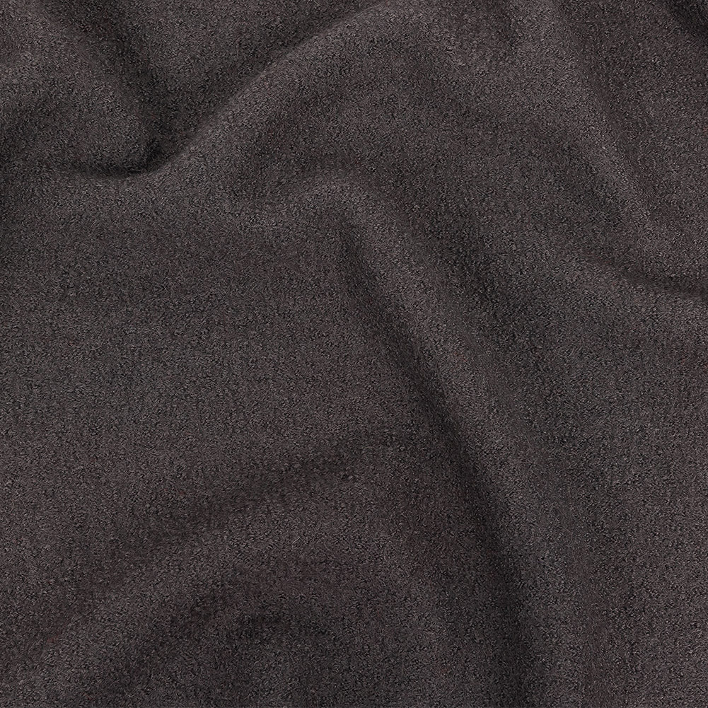 Boiled Wool Coating Fabric - Charcoal Gray - Ketil Collection Boiled Wool Coating Fabric - Charcoal Gray - Ketil Collection