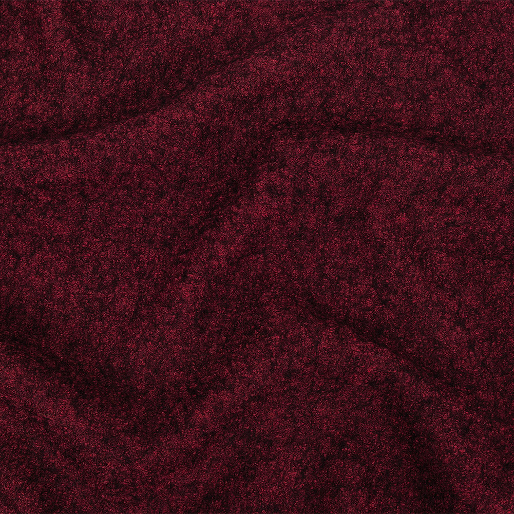 Boiled Wool Coating Fabric - Marbled Windsor Wine Red - Ketil Collection Boiled Wool Coating Fabric - Marbled Windsor Wine Red - Ketil Collection