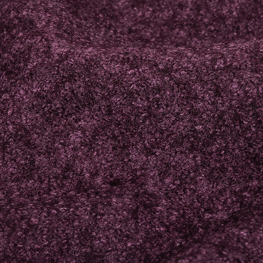 Boiled Wool Coating Fabric - Marbled Winetasting Purple - Ketil Collection Boiled Wool Coating Fabric - Marbled Winetasting Purple - Ketil Collection