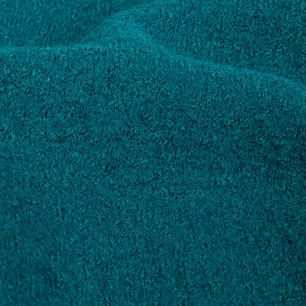 Boiled Wool Coating Fabric - Ocean Depths Blue - Ketil Collection Boiled Wool Coating Fabric - Ocean Depths Blue - Ketil Collection