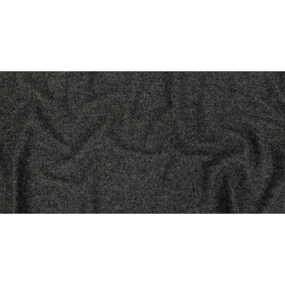 Boiled Wool Coating Fabric - Marbled Peat and Light Gray - Ketil Collection Boiled Wool Coating Fabric - Marbled Peat and Light Gray - Ketil Collection