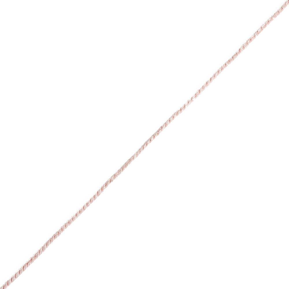 Pale Pink Twisted Cord - 3mm Pale Pink Twisted Cord - 3mm