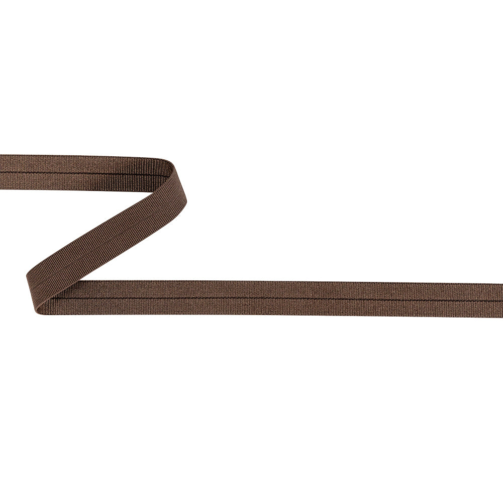Brown Foldover Elastic - 0.6" Brown Foldover Elastic - 0.6"