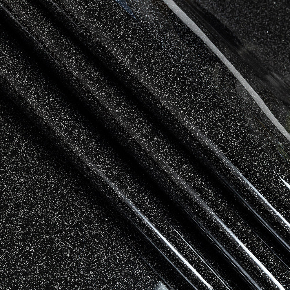 Metallic Glitter Vinyl - Black Metallic Glitter Vinyl - Black