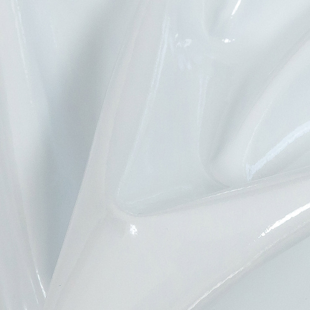 Lightweight Faux Patent Leather - White - Fortaleza Collection Lightweight Faux Patent Leather - White - Fortaleza Collection