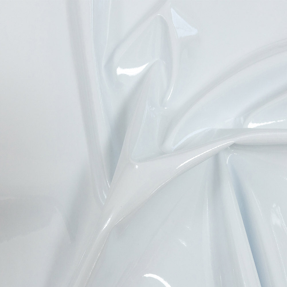 Lightweight Faux Patent Leather - White - Fortaleza Collection Lightweight Faux Patent Leather - White - Fortaleza Collection