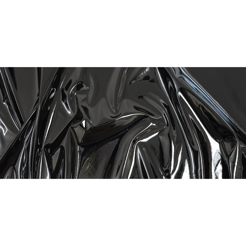 Piel sintética ligera tipo charol - Negra - Colección Fortaleza Piel sintética ligera tipo charol - Negra - Colección Fortaleza