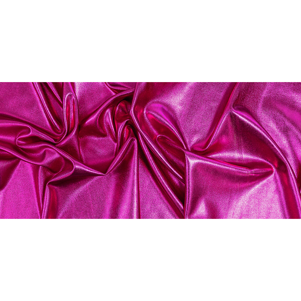 Curitiba Fuchsia All-Over Foil Faux Leather Spandex Full Curitiba Fuchsia All-Over Foil Faux Leather Spandex Full