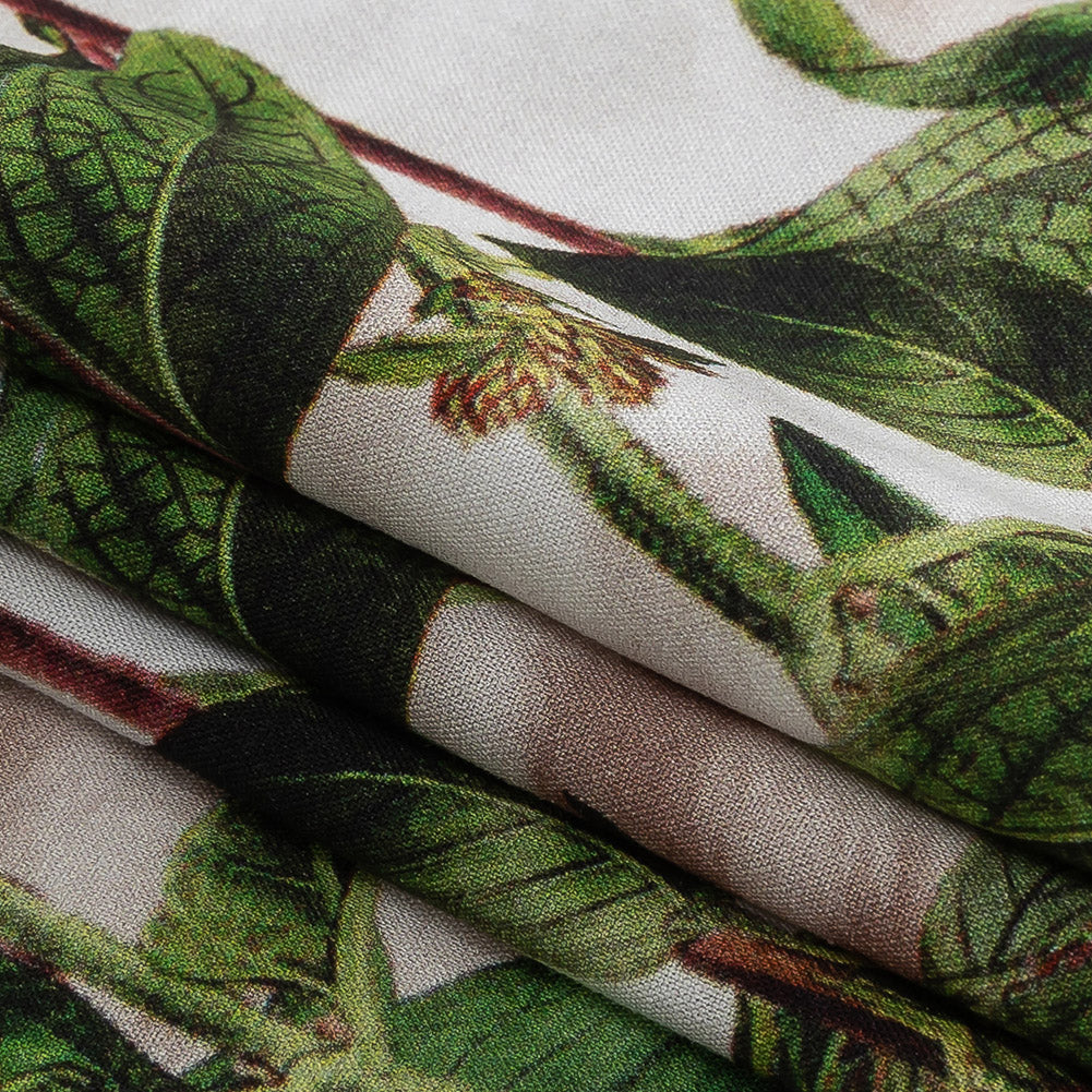 Organic Viscose Batiste - Misty Foliage - Loreto Collection Organic Viscose Batiste - Misty Foliage - Loreto Collection