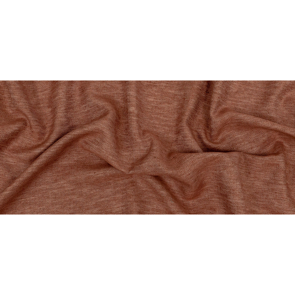 Cotton, Tencel and Linen Blended Woven - Heathered Cinnamon - Toledo Collection Full Cotton, Tencel and Linen Blended Woven - Heathered Cinnamon - Toledo Collection Full