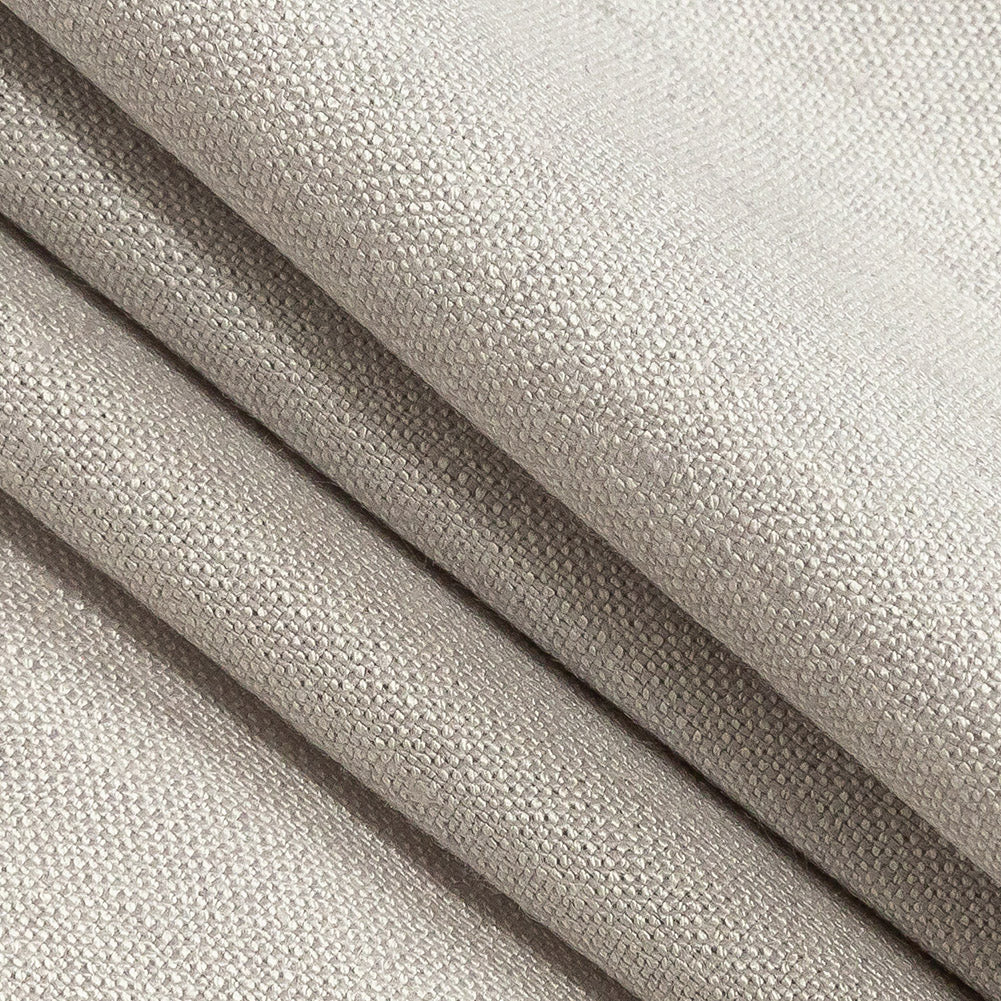 Heathered Light Gray Stretch Linen and Rayon Woven Folded Heathered Light Gray Stretch Linen and Rayon Woven Folded
