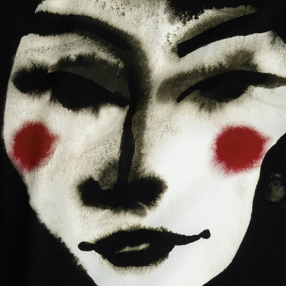 Mood Exclusive Caviar and Red Unearthly Portrait Cotton Poplin Detail Mood Exclusive Caviar and Red Unearthly Portrait Cotton Poplin Detail