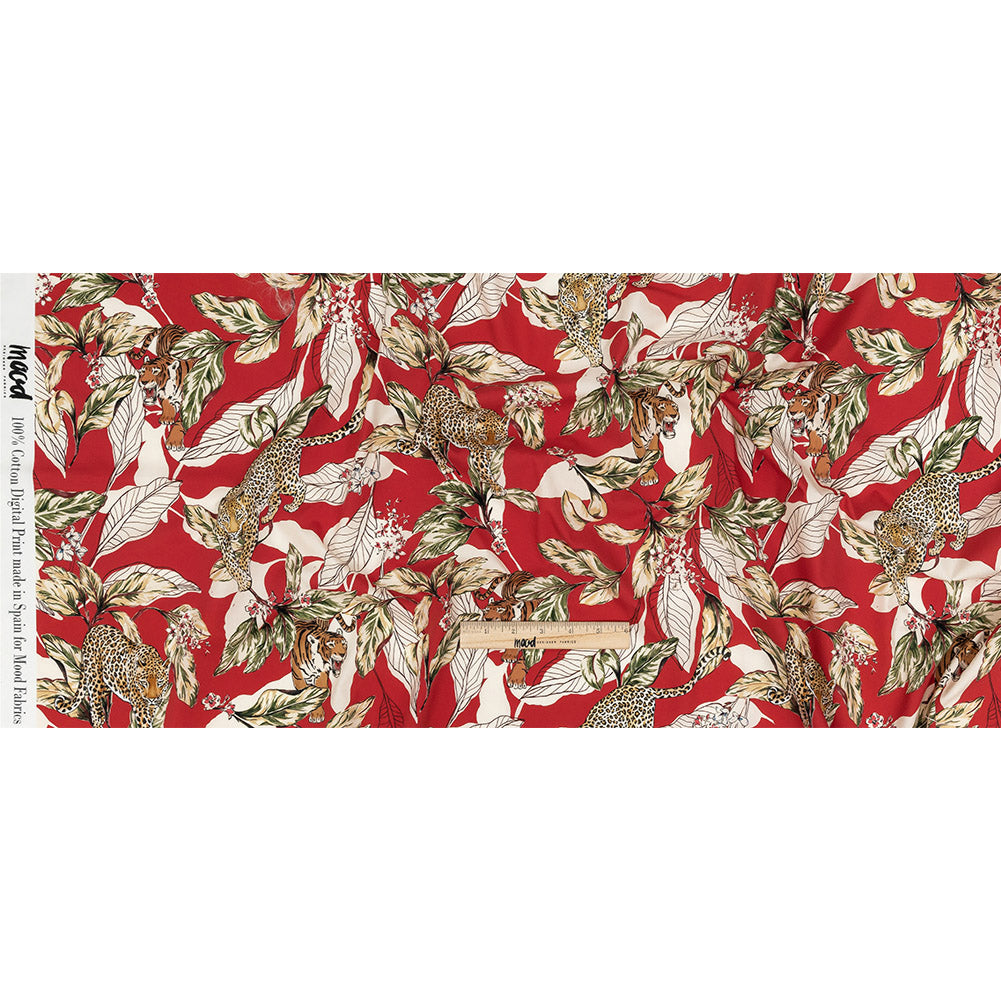 Mood Exclusive Tropical Cats Cotton Poplin Full Mood Exclusive Tropical Cats Cotton Poplin Full