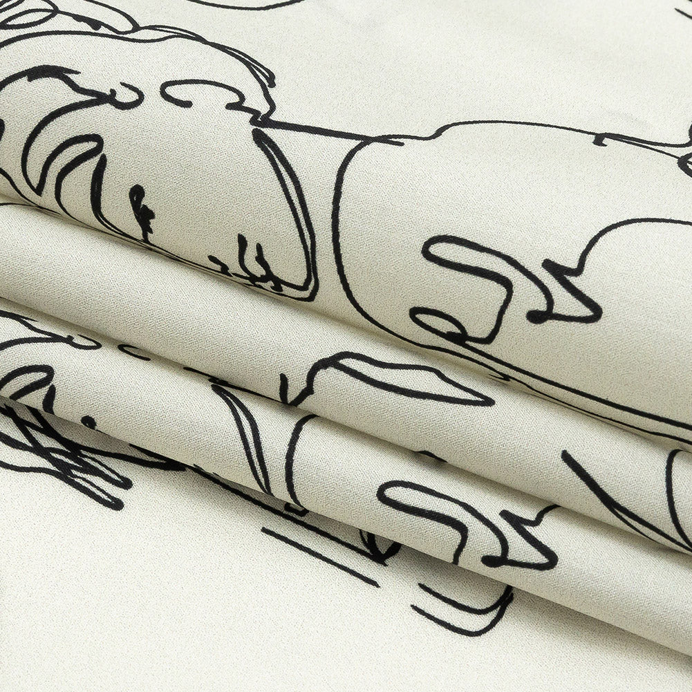 Mood Exclusive White Asparagus Candid Countenance Cotton Poplin Folded Mood Exclusive White Asparagus Candid Countenance Cotton Poplin Folded