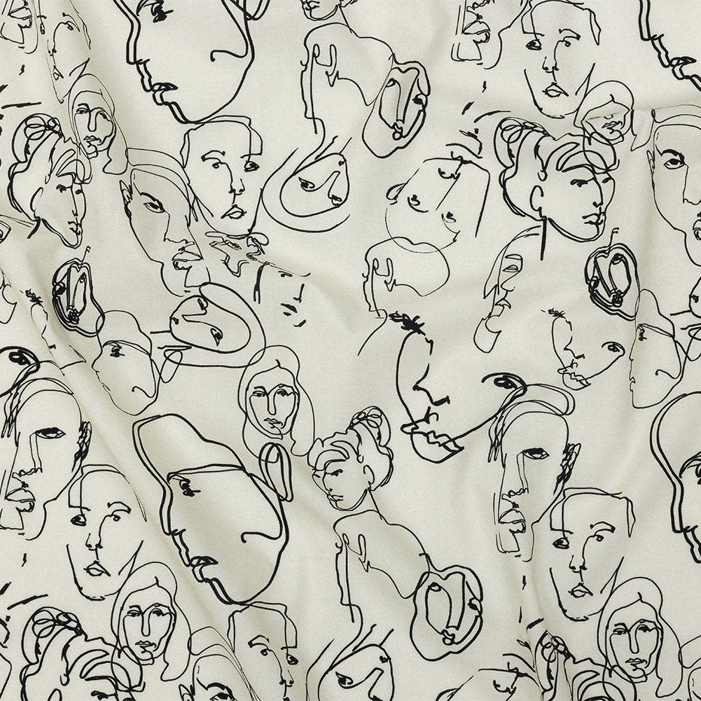 Mood Exclusive White Asparagus Candid Countenance Cotton Poplin Mood Exclusive White Asparagus Candid Countenance Cotton Poplin