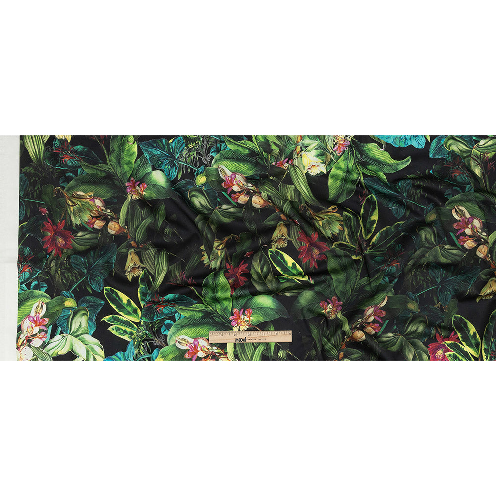Mood Exclusive Obsidian Florals and Fauna Stretch Cotton Sateen Full Mood Exclusive Obsidian Florals and Fauna Stretch Cotton Sateen Full