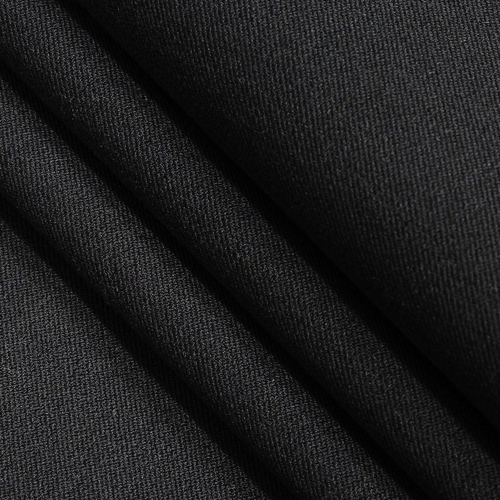 Midnight Navy Stretch Cotton Twill Detail Midnight Navy Stretch Cotton Twill Detail