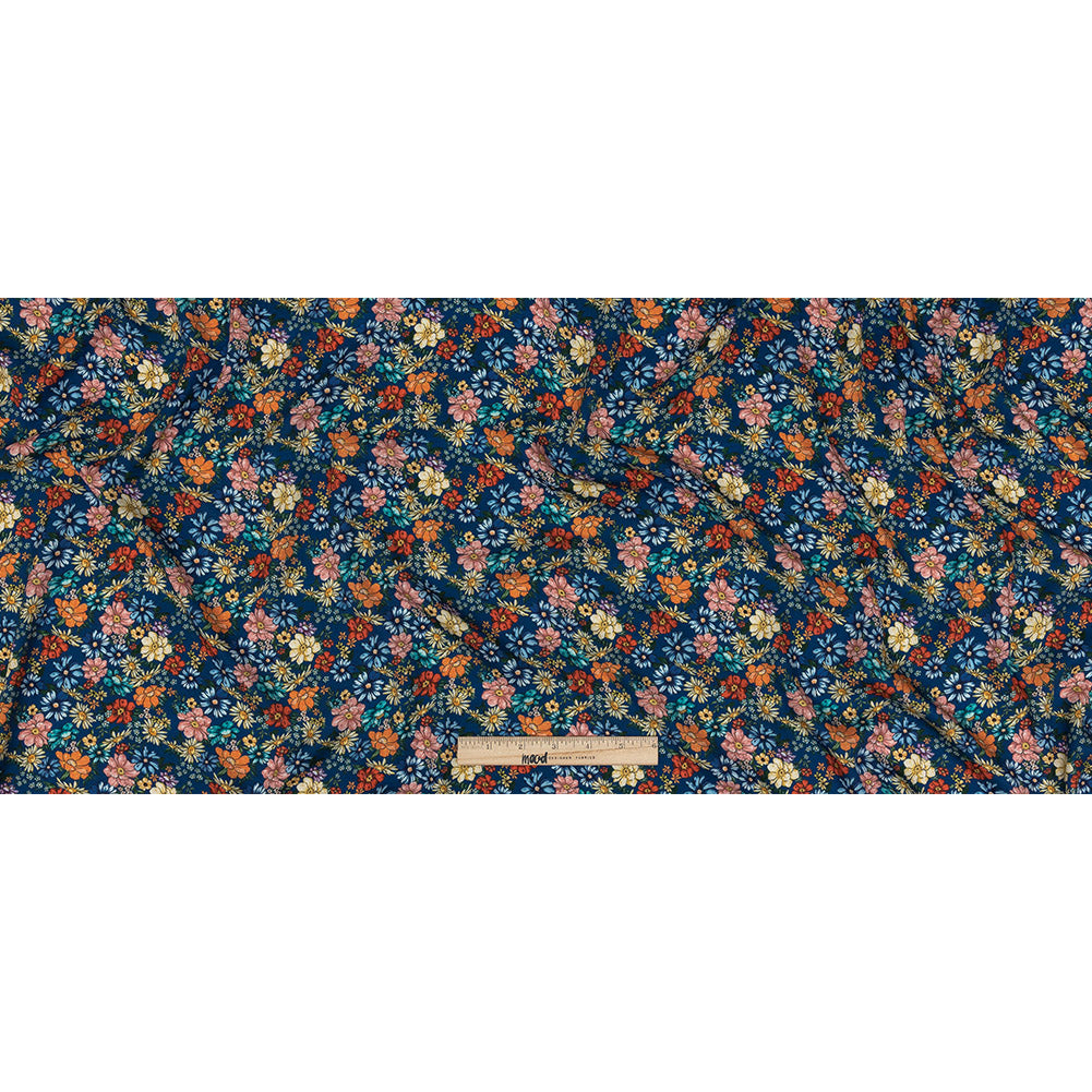 Mood Exclusive Twilight Blue Blossomed Detonation Viscose Twill Full Mood Exclusive Twilight Blue Blossomed Detonation Viscose Twill Full