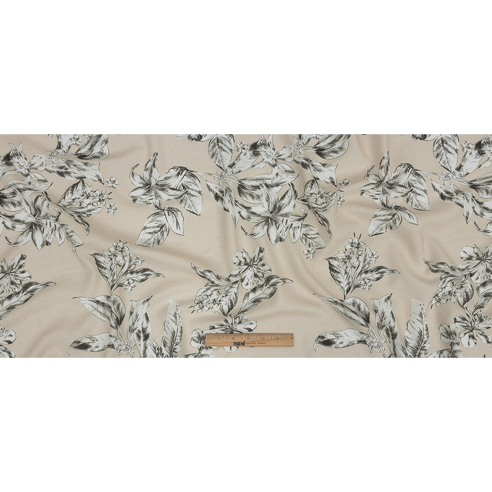 Mood Exclusive Turtledove Snapdragon Sketches Sustainable Viscose and Linen Woven Folded Mood Exclusive Turtledove Snapdragon Sketches Sustainable Viscose and Linen Woven Folded