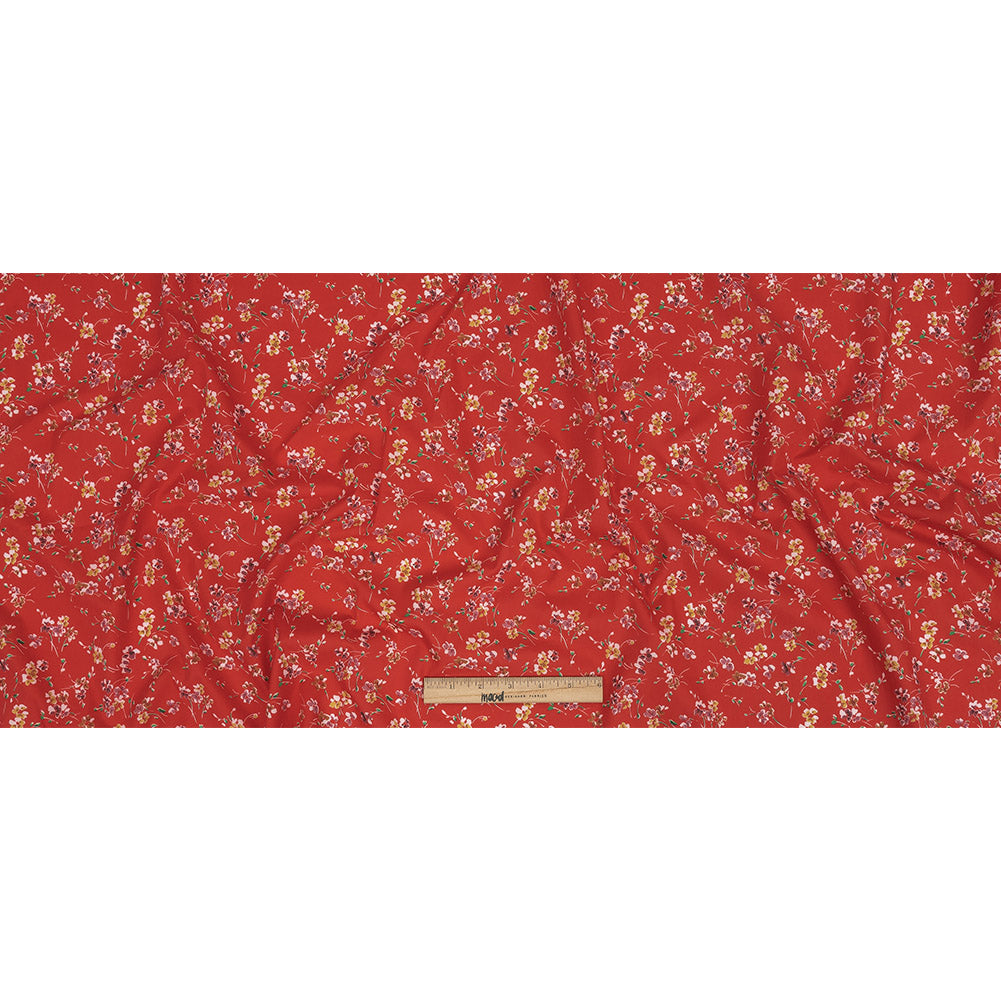 Cotton Poplin Print - Red Floral - Mood Exclusive Dear Ditsy Full Cotton Poplin Print - Red Floral - Mood Exclusive Dear Ditsy Full