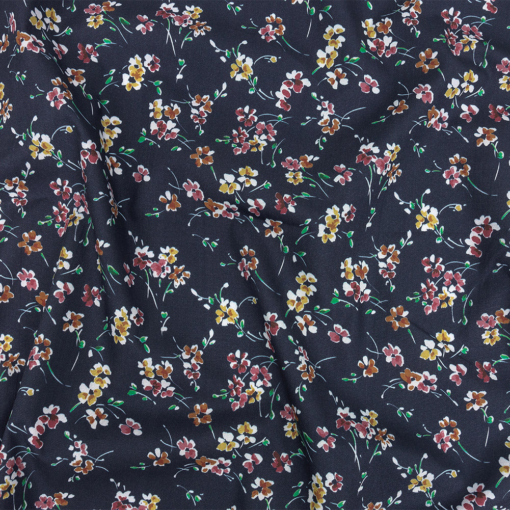 Cotton Poplin Print - Navy Floral - Mood Exclusive Dear Ditsy Cotton Poplin Print - Navy Floral - Mood Exclusive Dear Ditsy