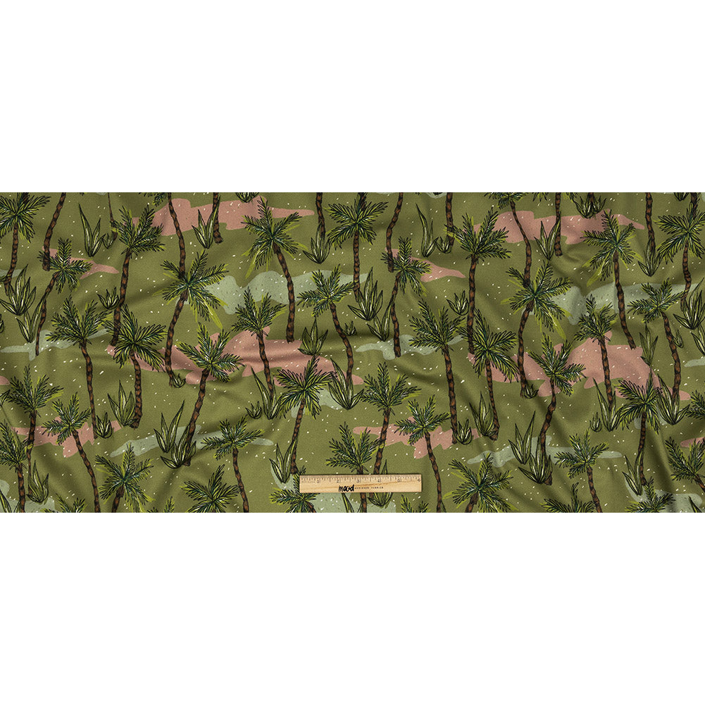 Mood Exclusive Olive Island Oasis Stretch Cotton Sateen Full Mood Exclusive Olive Island Oasis Stretch Cotton Sateen Full