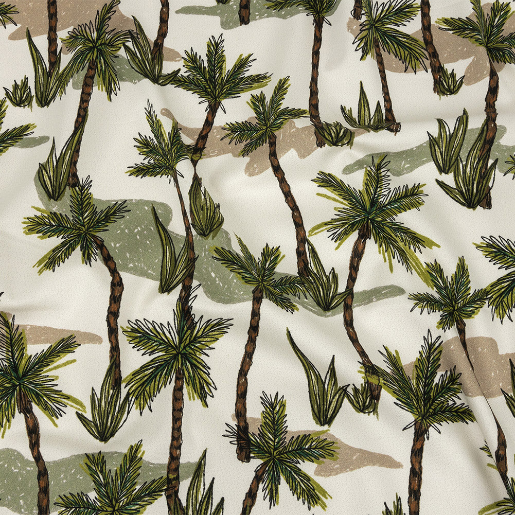 Mood Exclusive Ivory Island Oasis Stretch Cotton Sateen Mood Exclusive Ivory Island Oasis Stretch Cotton Sateen