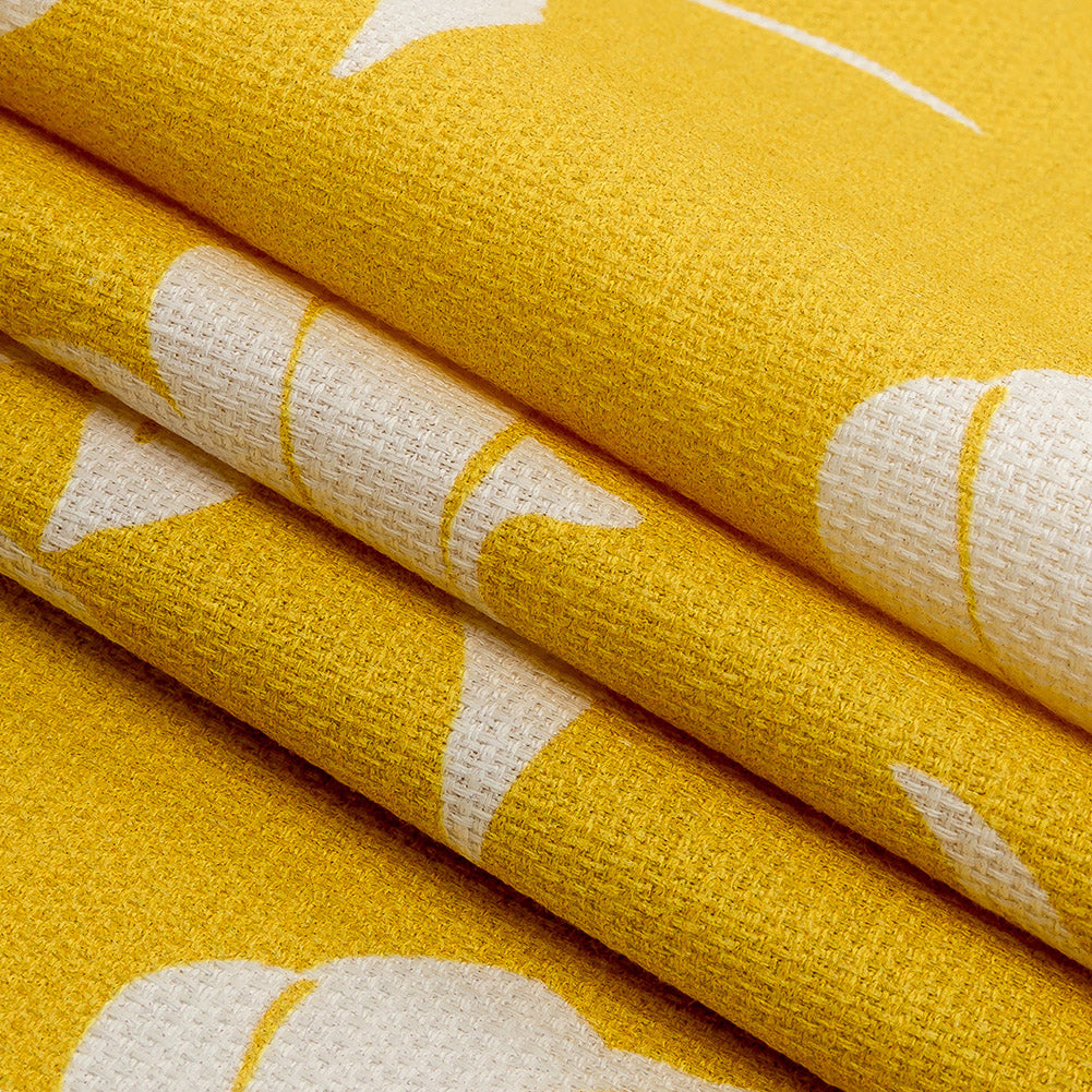 Mood Exclusive Yellow Bellflower Breeze Stretch Cotton Woven Folded Mood Exclusive Yellow Bellflower Breeze Stretch Cotton Woven Folded