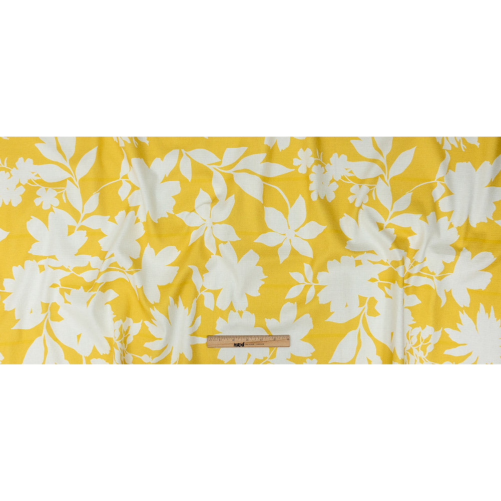 Mood Exclusive Yellow Sultry Silhouettes Stretch Cotton Woven Full Mood Exclusive Yellow Sultry Silhouettes Stretch Cotton Woven Full