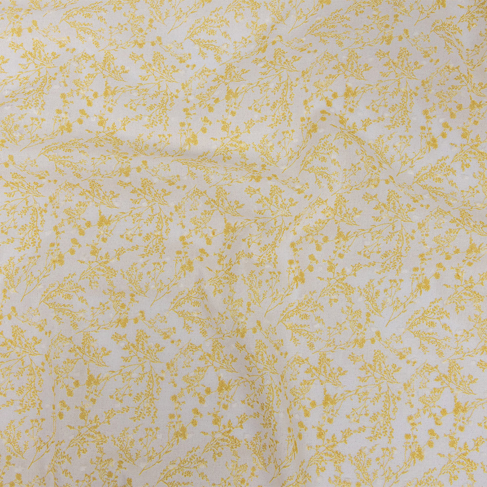 Mood Exclusive Yellow Branching Elegance Swiss Dot Mood Exclusive Yellow Branching Elegance Swiss Dot