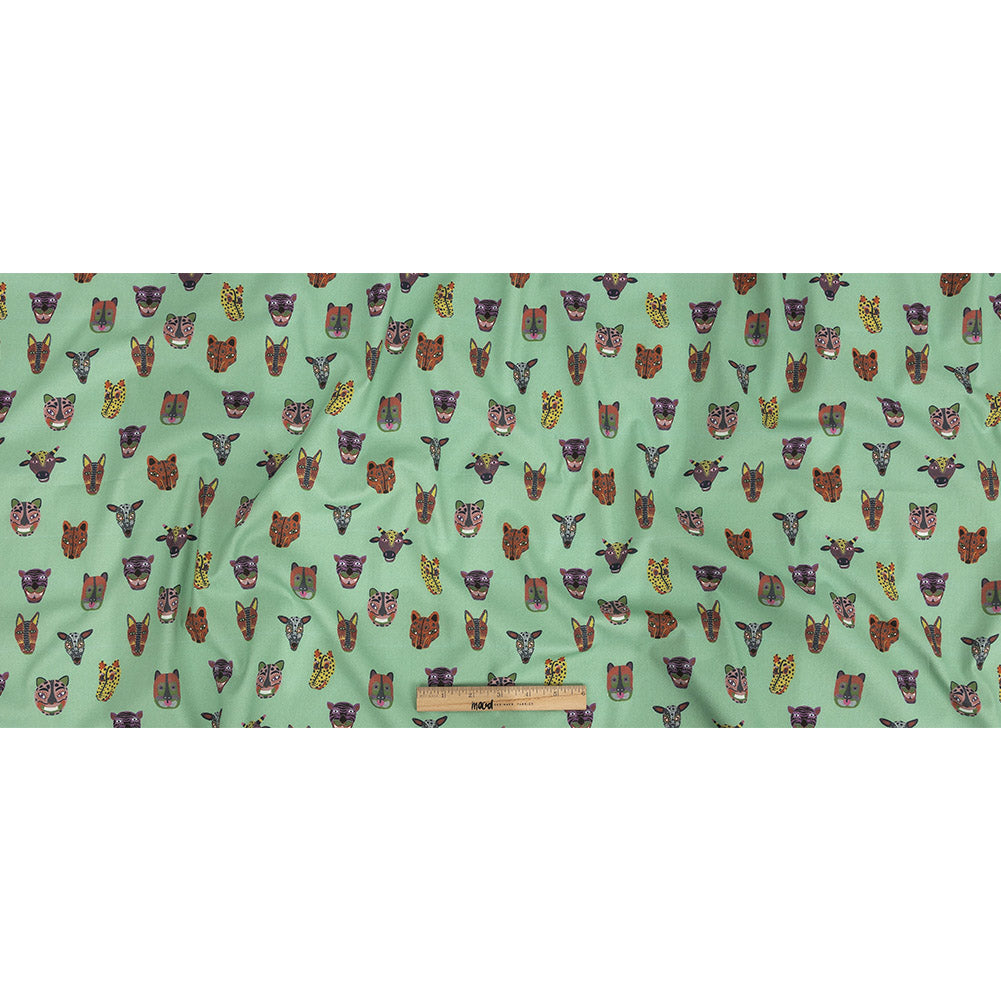 Mood Exclusive Seafoam Hide-and-Seek Stretch Brushed Cotton Twill Full Mood Exclusive Seafoam Hide-and-Seek Stretch Brushed Cotton Twill Full