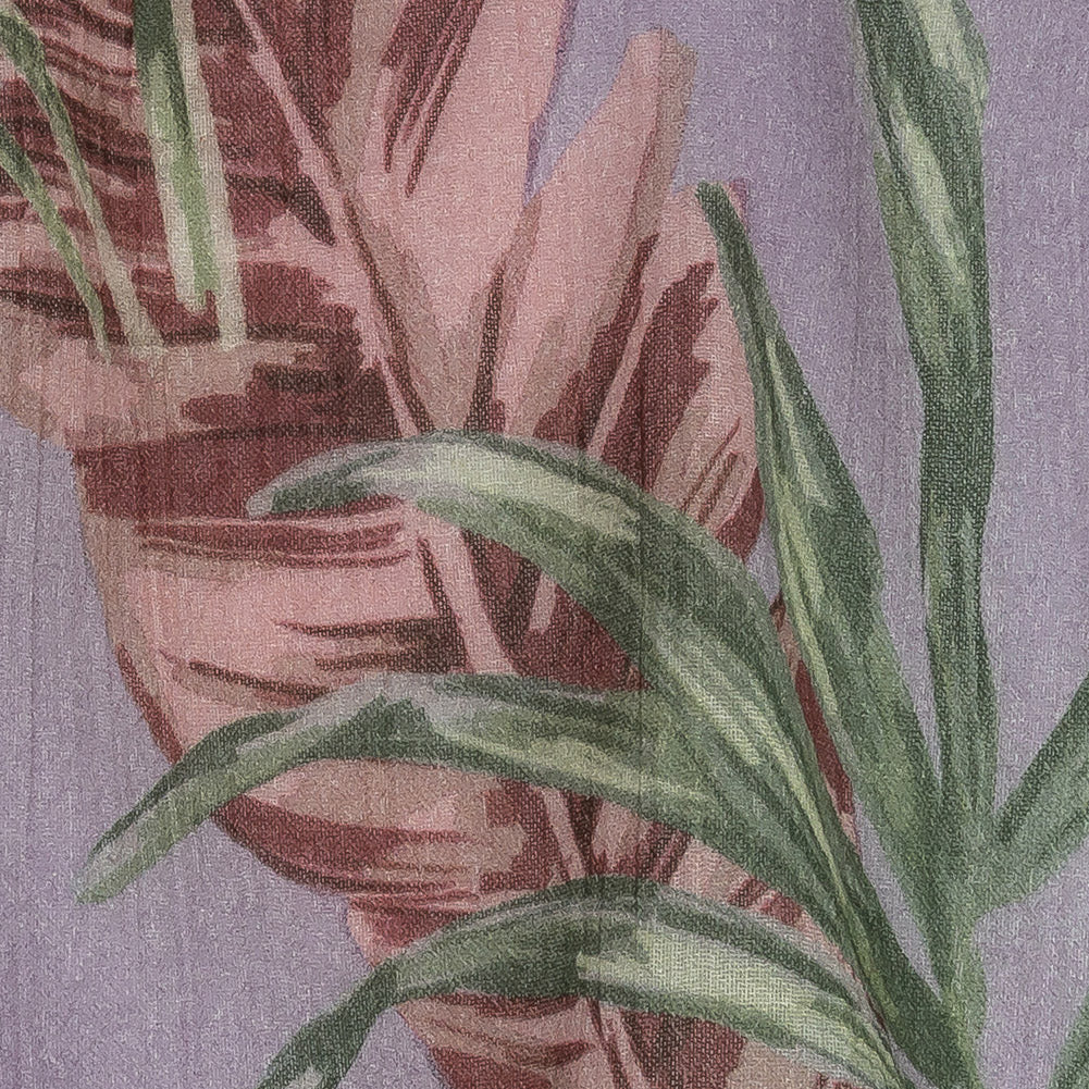 Mood Exclusive Lavender Frond Feelings Crinkled Cotton Voile Detail Mood Exclusive Lavender Frond Feelings Crinkled Cotton Voile Detail