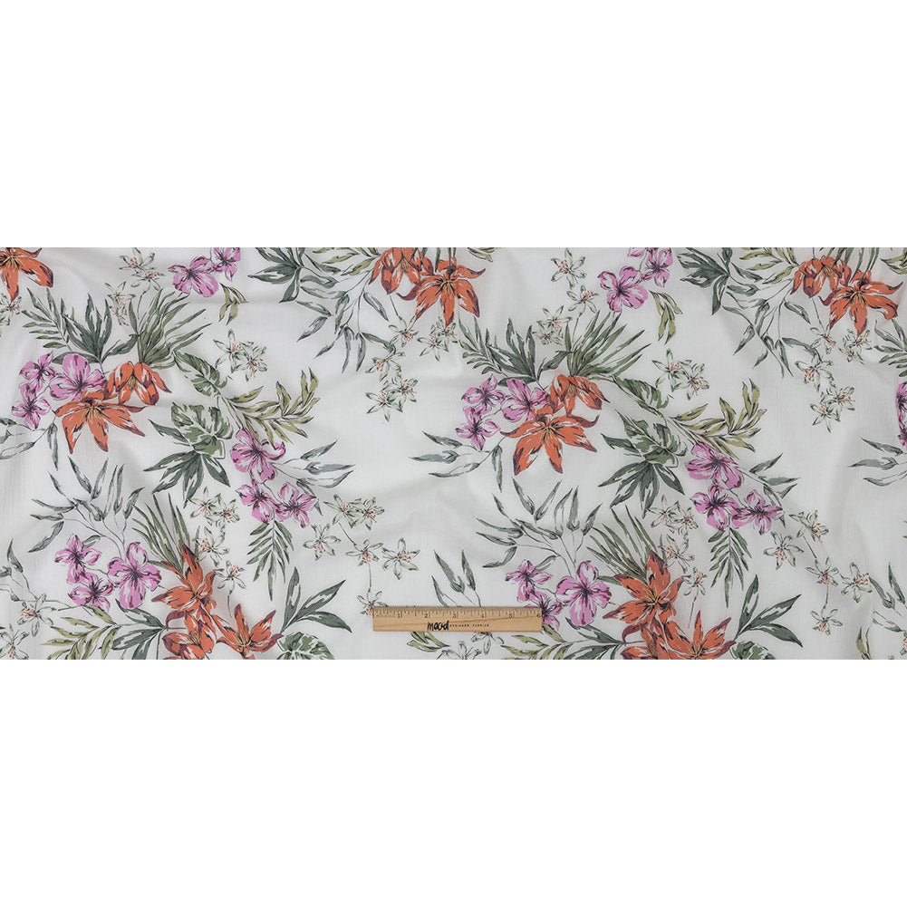 Mood Exclusive White Delicate Indulgence Crinkled Cotton Voile Folded Mood Exclusive White Delicate Indulgence Crinkled Cotton Voile Folded