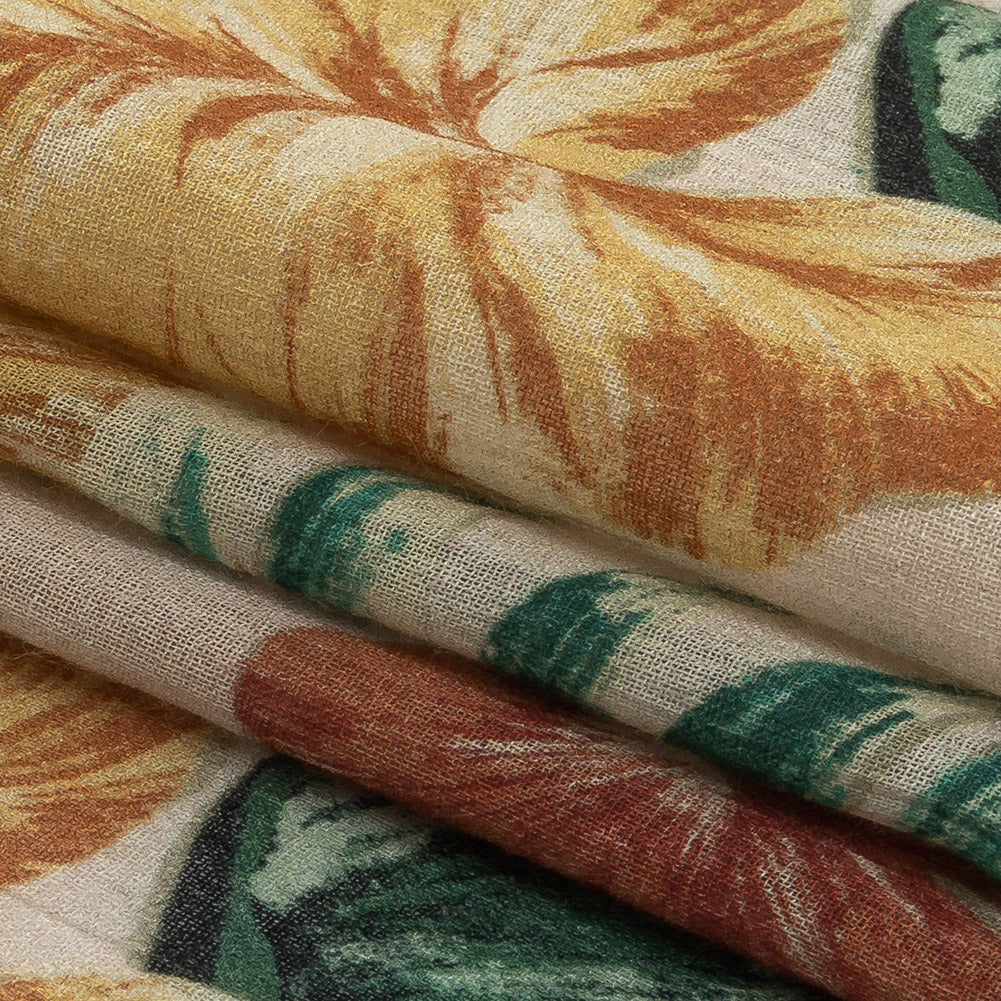 Mood Exclusive Foliage Infatuation Crinkled Cotton Voile Folded Mood Exclusive Foliage Infatuation Crinkled Cotton Voile Folded